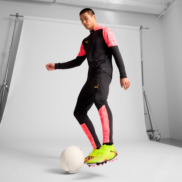 Chaussures de soccer à crampons pour terrain ferme/terrain artificiel FUTURE 8 PRO Homme, Yellow Alert-PUMA Black-Sun Struck, extralarge